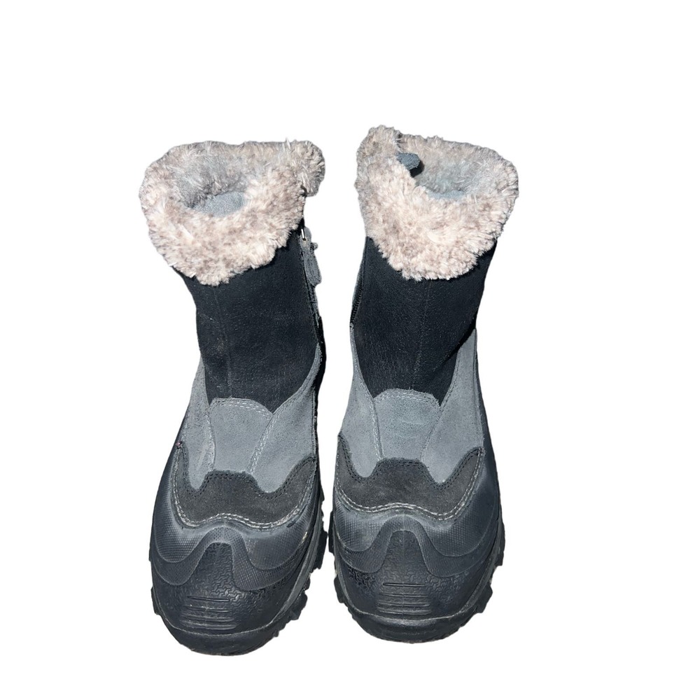 Columbia Bugazip Omni-Tech Winter Insulated Womens Snow Boots Gray Size 6